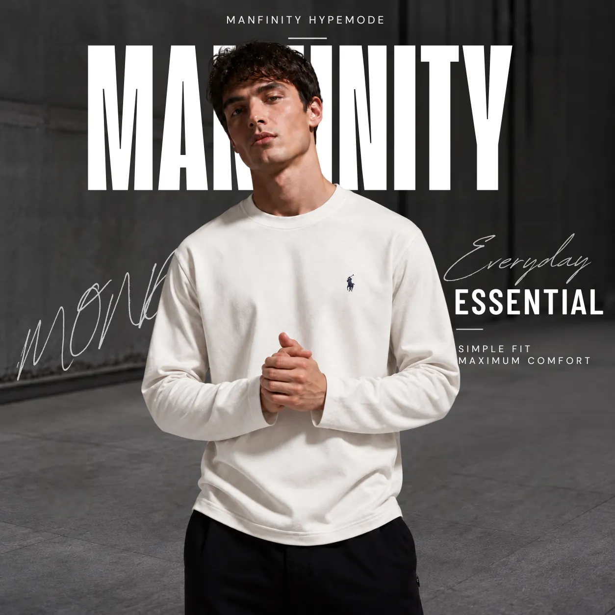 1 Pieces Premium Full Sleeve T-Shirt – Off White